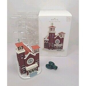 Hallmark Old Brick Church Ornament Candlelight Christmas Magic Series  2009